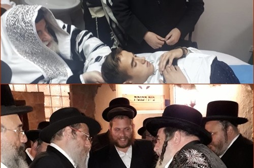 האדמור מויז'ניץ' אורח בז'יטומיר ובוינצא: כובד בסנדקאות 