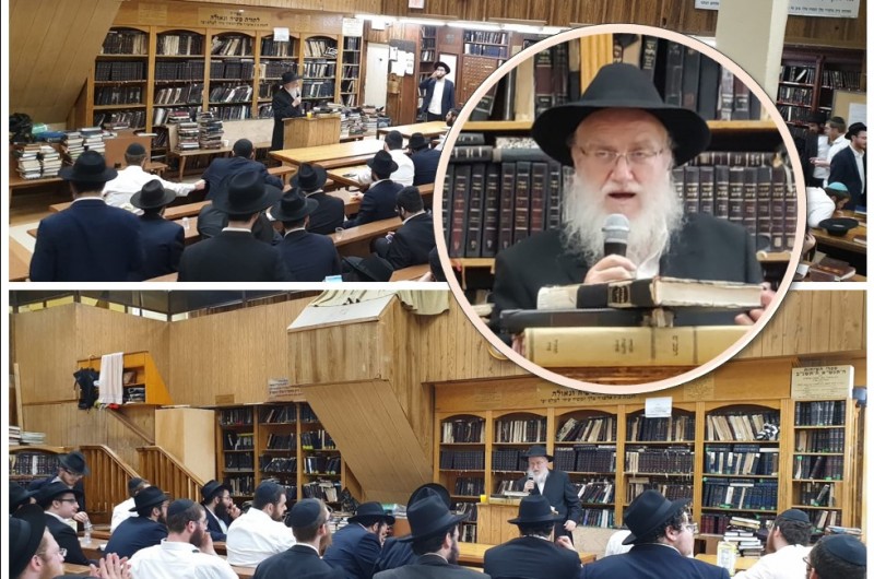 השיעור השבועי: הרב הבלין העמיק עם התמימים בשיחת הרבי 