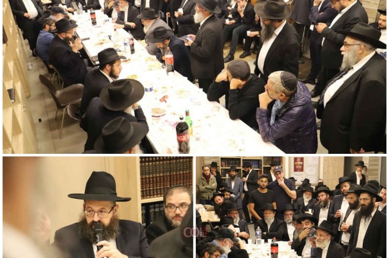 פריז: התוועדות ראש חודש אלול בבית חב