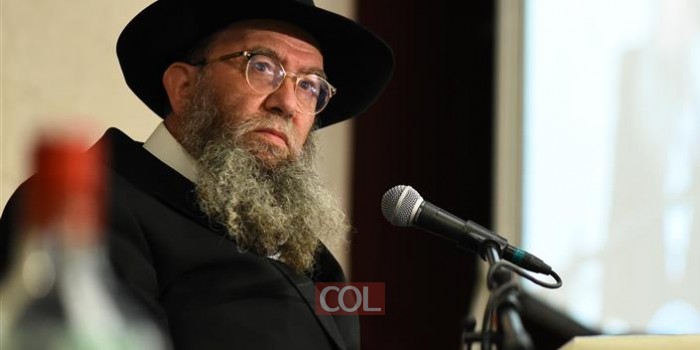 נאומו המלא של השליח הרב ישראל גליצנשטיין בכינוס צאתכם לשלום לאורחים