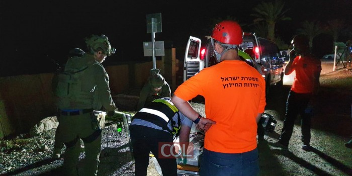 חילוץ תלמידי הישיבה שטיילו במדבר יהודה: אחד נהרג, שלושה נפצעו קל (צילום: דוברות המשטרה