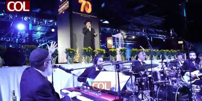 החזן מאיר הלפגוט הנעים הערב בבאנקעט בשירת 'צמאה לך נפשי' 