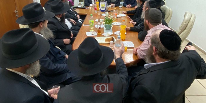 נציגים מ-10 בתי כנסת חב