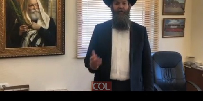 מנהל הקהילה היהודית במוסקבה, השליח הרב מרדכי ויסברג בפניה אישית, לאורחים העוברים  בימים אלו בטיסות מעבר דרך מוסקבה 