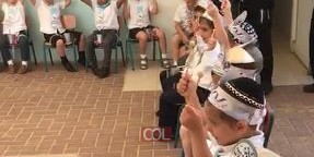 המתופפים: מסיבת סיום בתלמוד תורה בשיכון חב