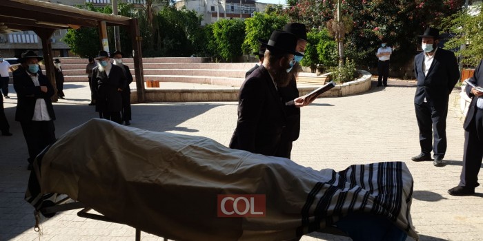הלווייתו של המחנך ר' אלחנן יעקובוביץ' ז