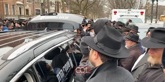 מול 770: רבים מלווים את שליח הרבי במילאנו, הרה