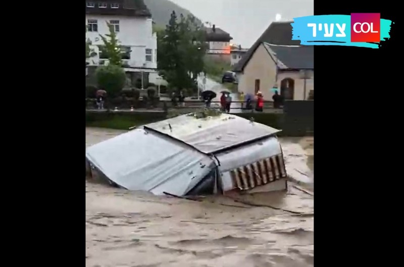 כשאירופה מוצפת: גשמים עזים ונהרות שעולים על גדותיהם. צפו