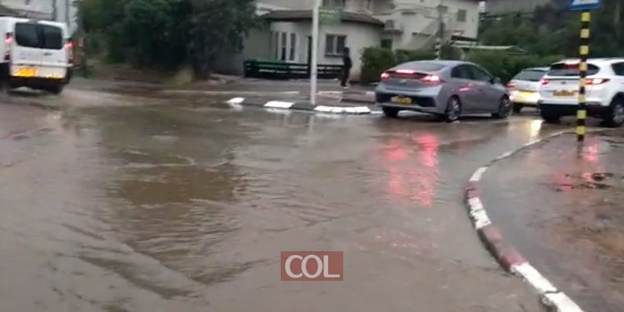 סופת 'כרמל' הסוערת: כך זה נראה בכפר חב