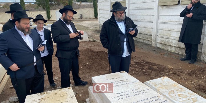 בתום ימי ה'שבעה' אחר פטירתו של המשפיע הרה