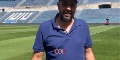 אלון, קצין ביטחון ראשי של אצטדיון טדי בירושלים, במסר לחסידי חב