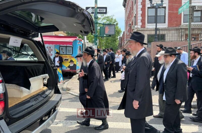 בקראון הייטס ליוו למנוחות את מרת רבקה וישצקי ע