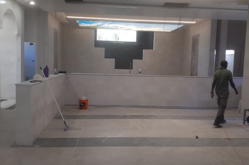 נשלמות ההכנות האחרונות לפתיחת המקווה החדש והמפואר לגברים בנחלת הר חב