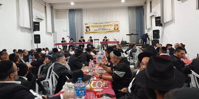 חבר הכנסת אלמוג כהן שיתף את משתתפי התוועדות י''ט כסלו בעיר הולדתו אופקים: 