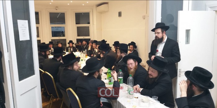 שליח הרבי באוז'גורוד, אוקראינה, הרב מנחם מענדל וילהלם, מתוועד לרגל יום ההילולא כ