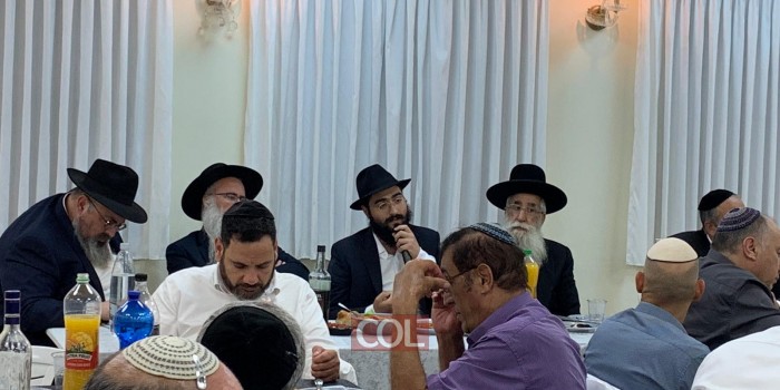 שמחת ה'ווארט' לחתן התמים אלקנה בית יעקב מאלעד עב
