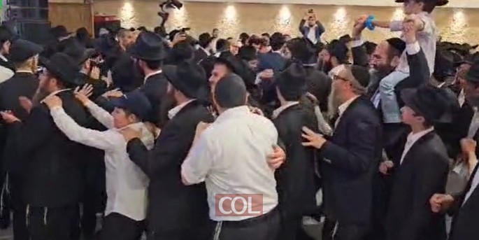 שמחות במשפחת השלוחים: חתונת החתן הת' יוסף גולדברג ממוסקבה שברוסיה עב