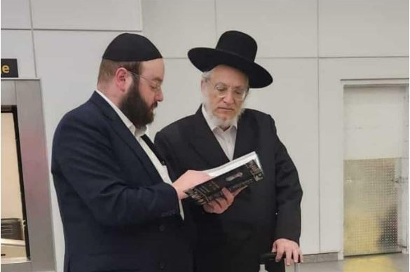 המשגיח הגאון הרב יצחק חסיד ראש ישיבת אמרי אמת גור בבני ברק התארח בבית חב