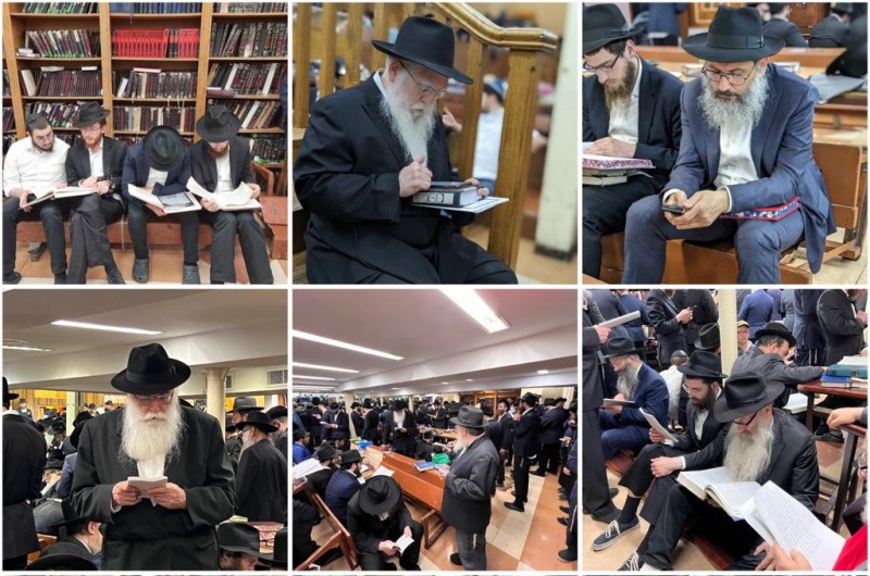 חַדֵּשׁ יָמֵינוּ כְּקֶדֶם: מאות באמירת 'קינות' ומגילת 'איכה' ב-770