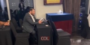 שר המורשת עמיחי אליהו משתתף באמירת סליחות בשעת חצות, הלילה במניין של בית חב''ד דובאי