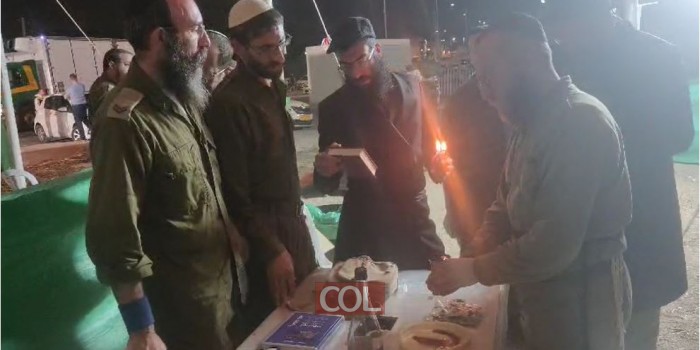 השליח לגני תקוה הרב גרשון שנור שנקרא למילואים במוצ