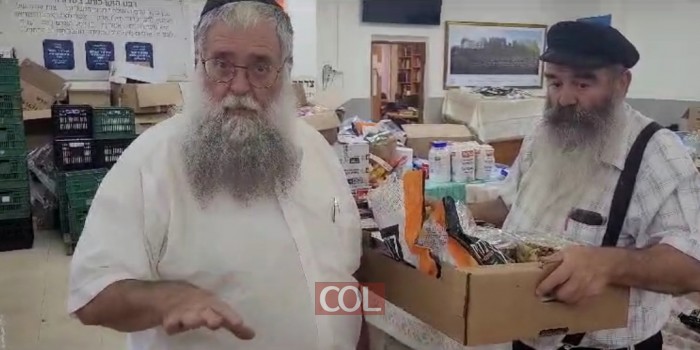 בית חב״ד בשדרות הפך לחמ״ל: חלוקת אוכל לאלפי תושבים ולחיילים | צפו