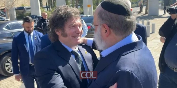 הסופר והמרצה הרב סימון ג'ייקובסון מקראון הייטס, מידידיו האישיים של נשיא ארגנטינה, שהוזמן ע
