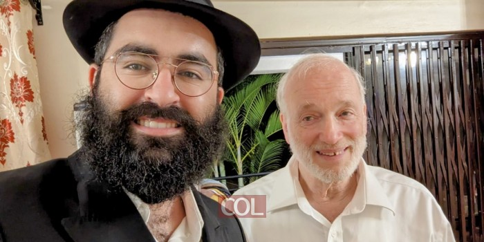 יהודי שחייו ניצלו לפני שנים ב'מבצע אנטבה', היה מאורחי סעודות ותפילות השבת בבית חב