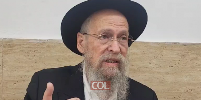 'התרגיל' שעשה רבה של ירושלים לאורחים מחו