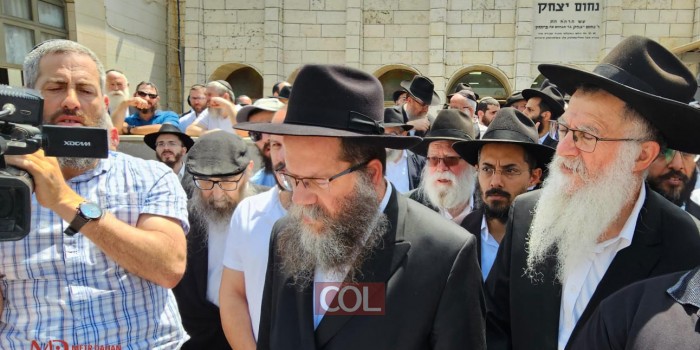 הלוויית ר' נחום מזרחי ע