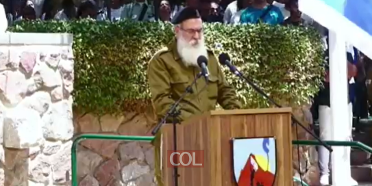 הרב שמעון אייזנבך, רבה של שכונת השחמון באילת, המכהן גם כמפקד זק
