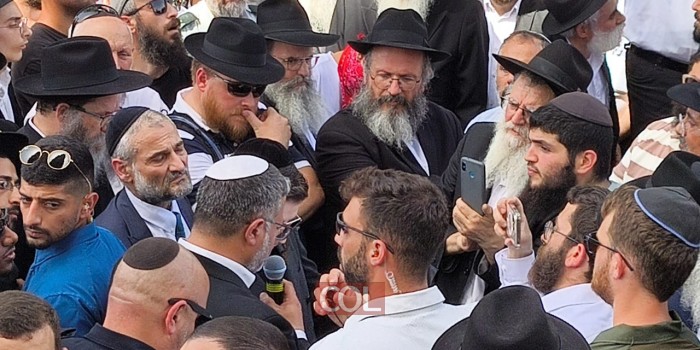 השר לביטחון פנים איתמר בן גביר סופד לק' ישראל יודקין הי