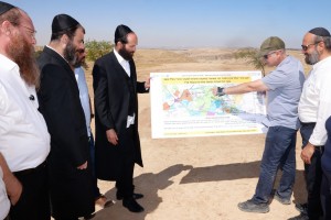 היישוב החבד״י יתיר יוצא לדרך: הבכירים בסיור ראשוני בשטח 