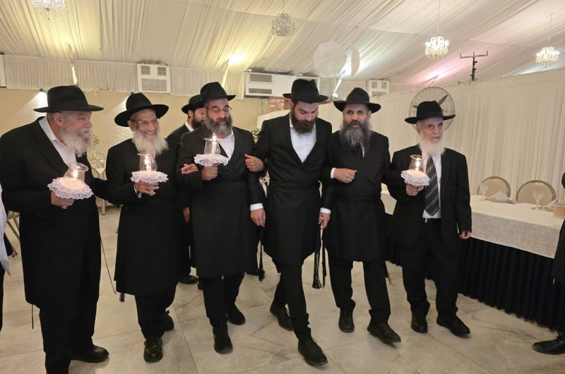 צפו בתיעוד חגיגי: חתונת עמרני מלוד ואביכזר מקראון הייטס