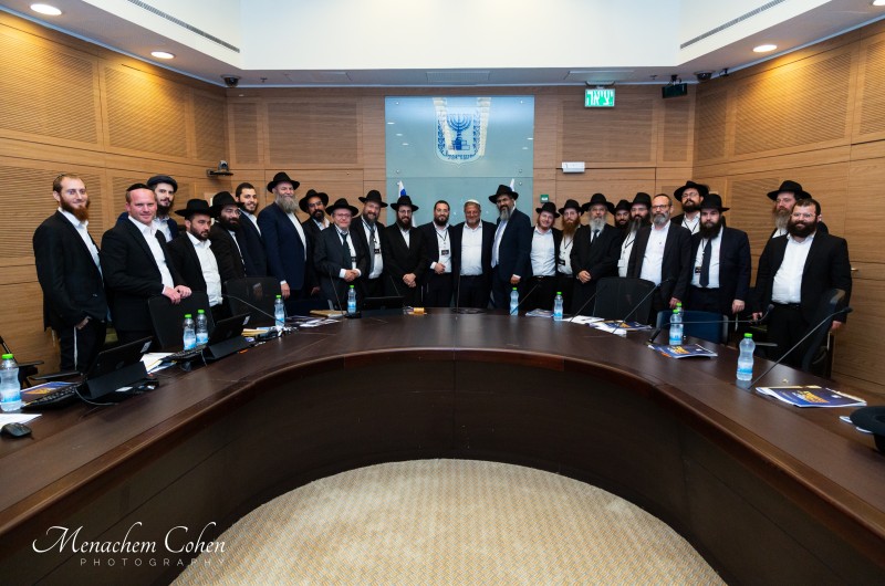 רבני התפוצות נפגשו עם השרים וחברי הכנסת בוועדת חוקה