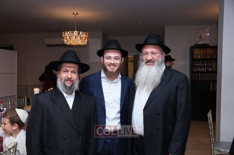 באולם חנה בקראון הייטס התקיימה שמחת ה'לחיים' של החתן התמים לייבל קרמר ממונטריאול שבקנדה עב
