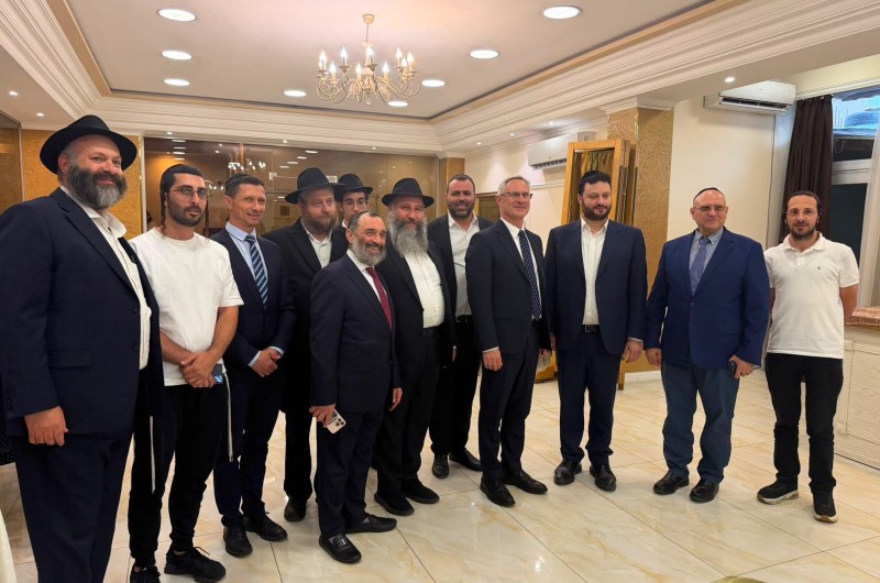 אוקראינה: נציגי השלוחים והקהילות נפרדו מהשגריר היוצא